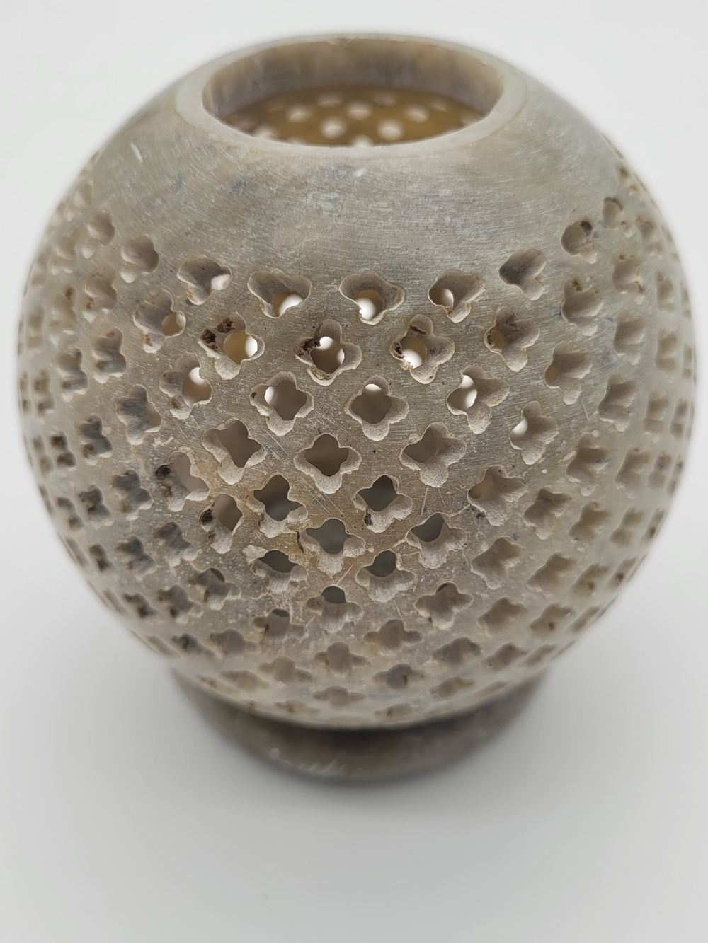 WaxStone Tealight Holder - Cream Tea Light Candle Holder